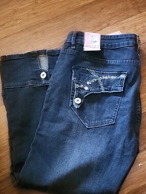 NWT Vintage Bubblegum USA Cropped Pants Sz 15/16 Juniors